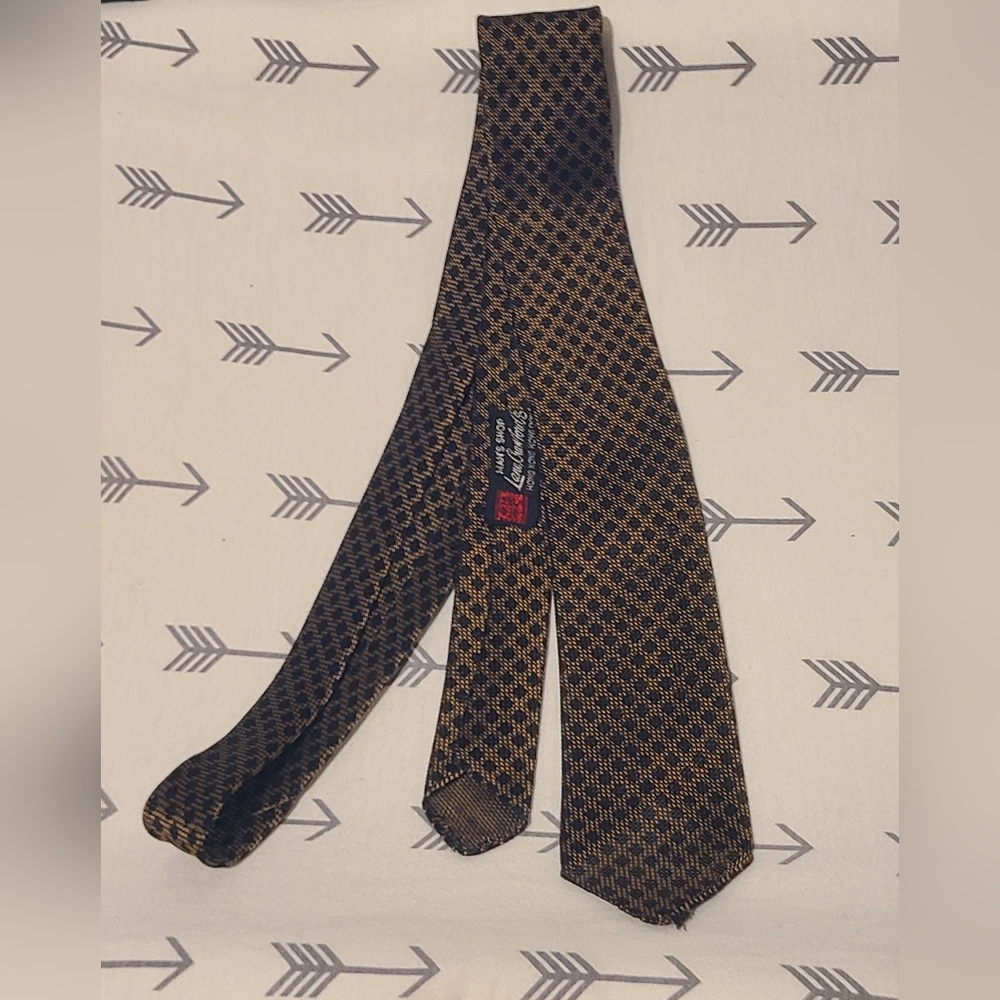 Lane Crawford Ltd Hong Kong Peter Morelle Men’s 100% Silk Tie Necktie England